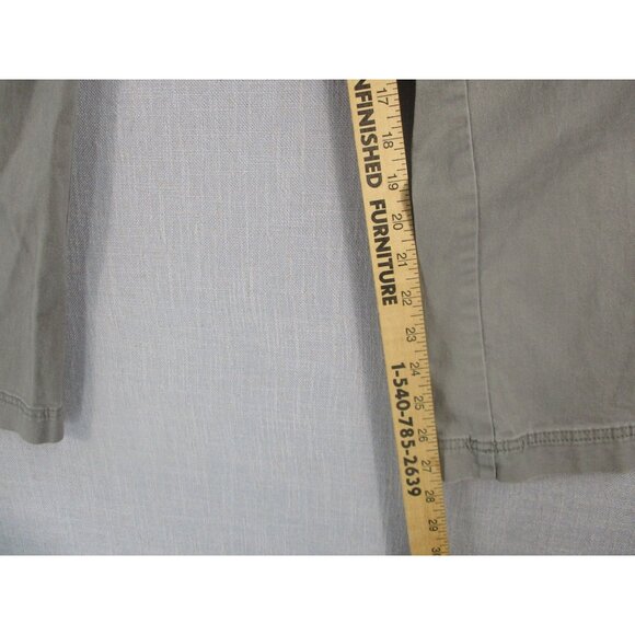 Cargo Pants With Multiple Pockets & Zipper Detail Khaki Color Relaxed Fit 100% C - Picture 6 of 13
